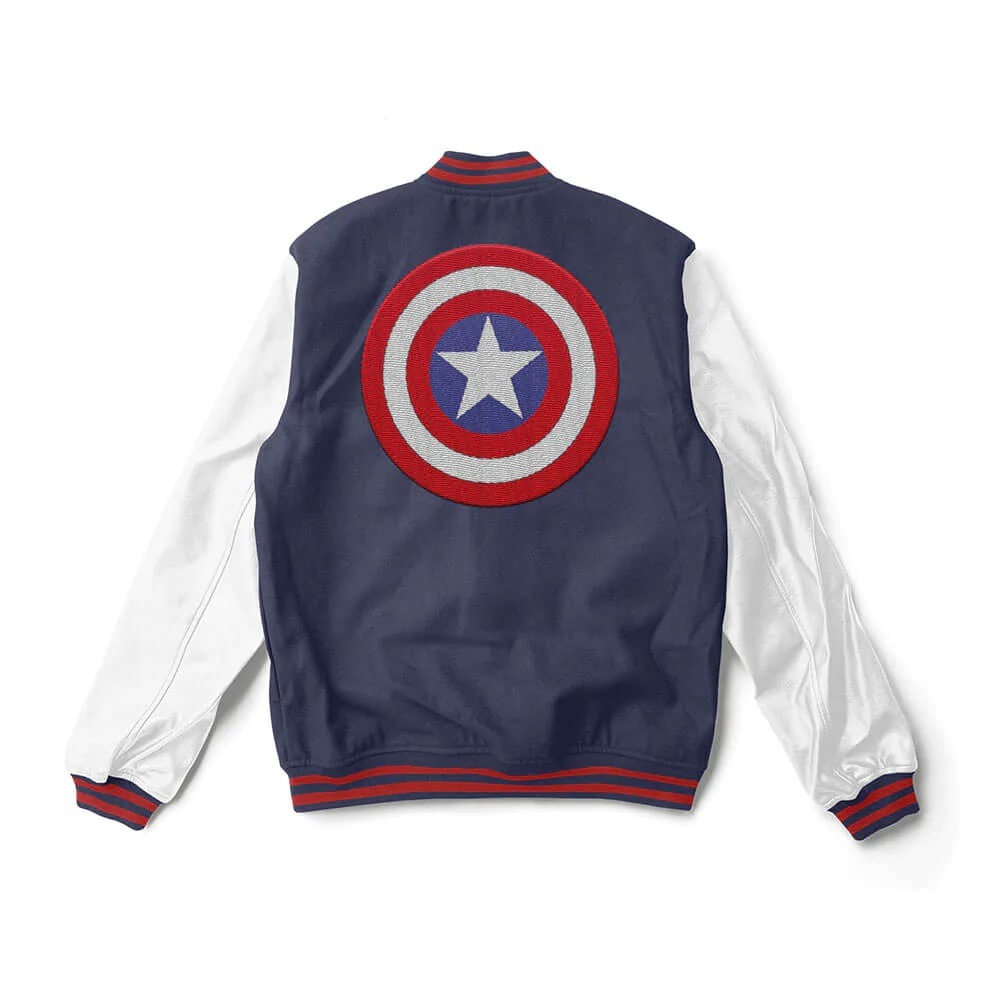 Captain America Wool Varsity Jacket