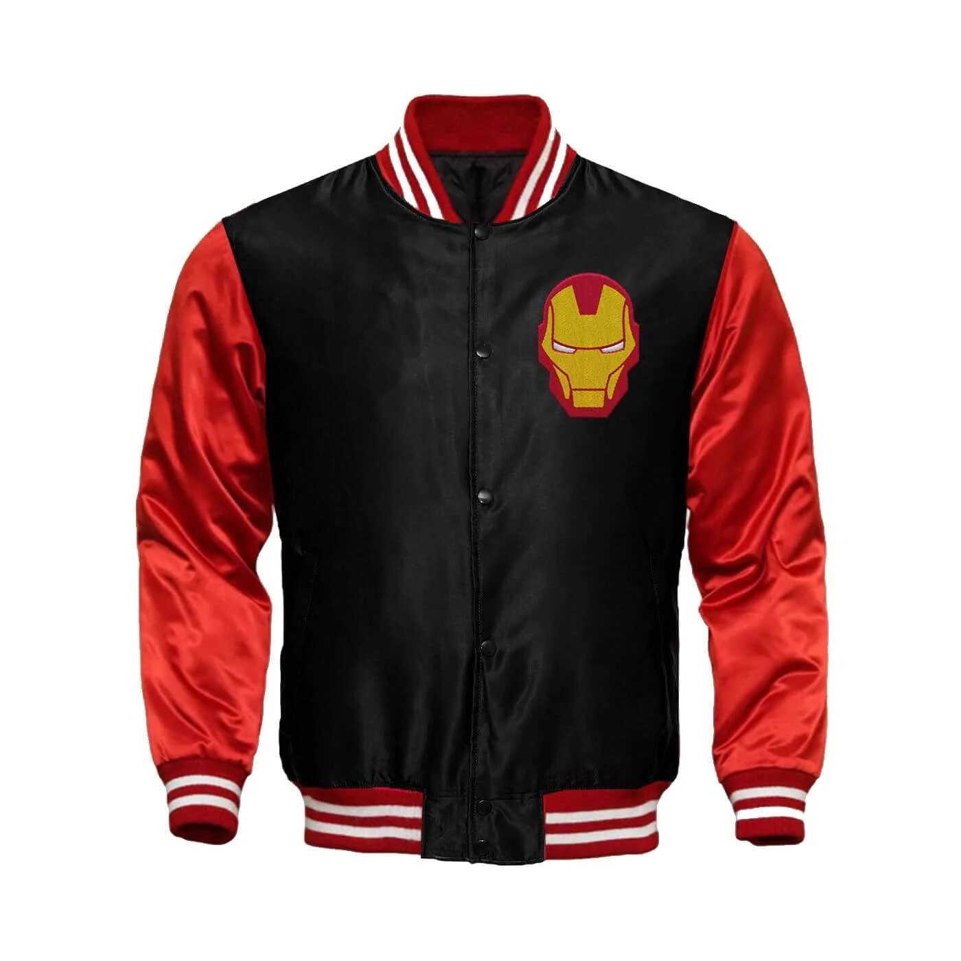 Iron Man Satin Varsity Jacket