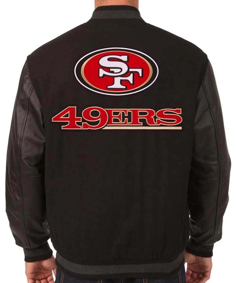 Men’s San Francisco Reversible 49ers Varsity Jacket
