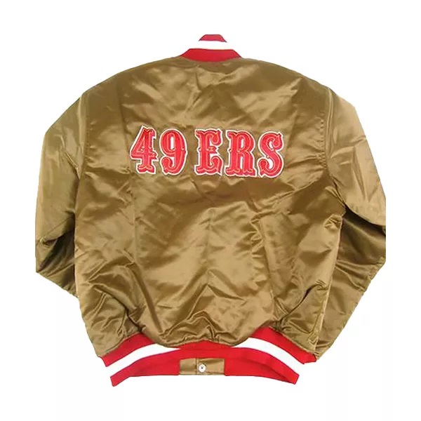 San Francisco 49ers Gold Starter Satin Jacket