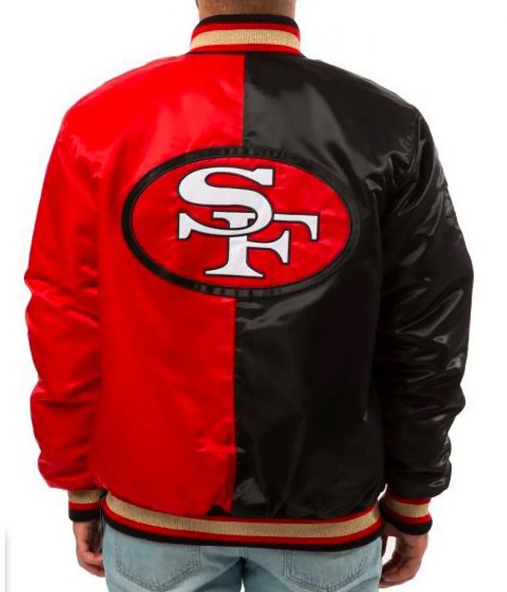 San Francisco 49ers Red And Black Jacket