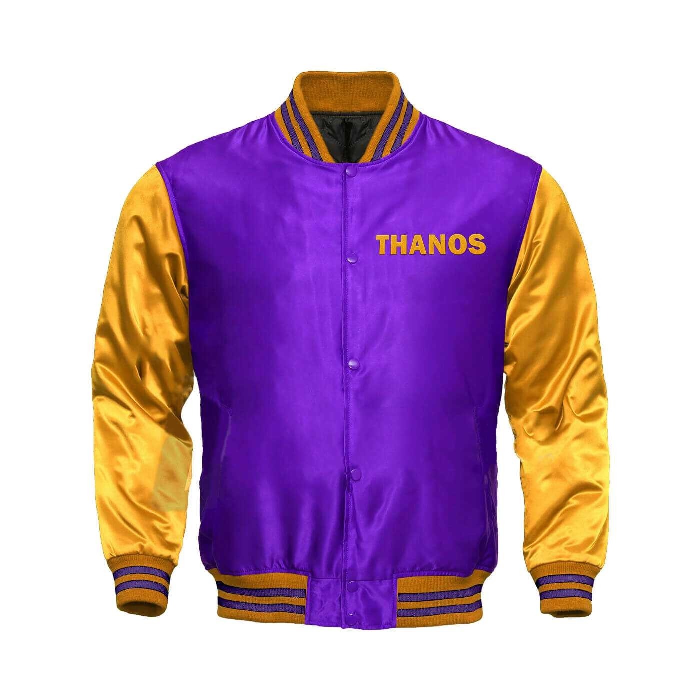 Thanos Satin Varsity Jacket