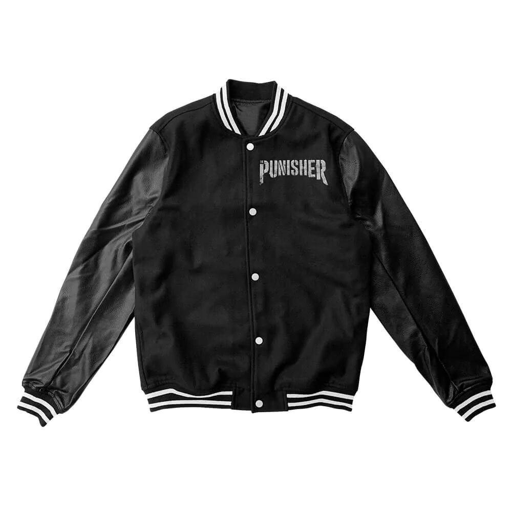The Punisher Wool Varsity Jacket