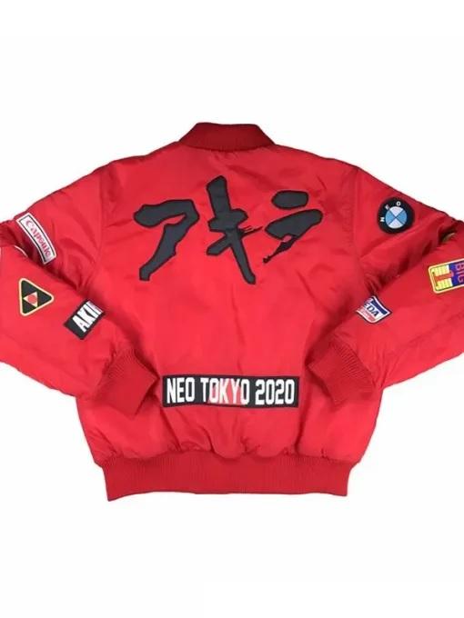 Akira Red Multi Patch Jacket
