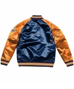 Nfl Oversized Melton Multi Badge Bomber Jacket