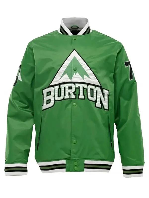 Burton X Snowboard Satin Varsity Jacket