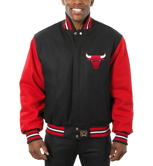 Chicago Bulls Wool Varsity Jacket