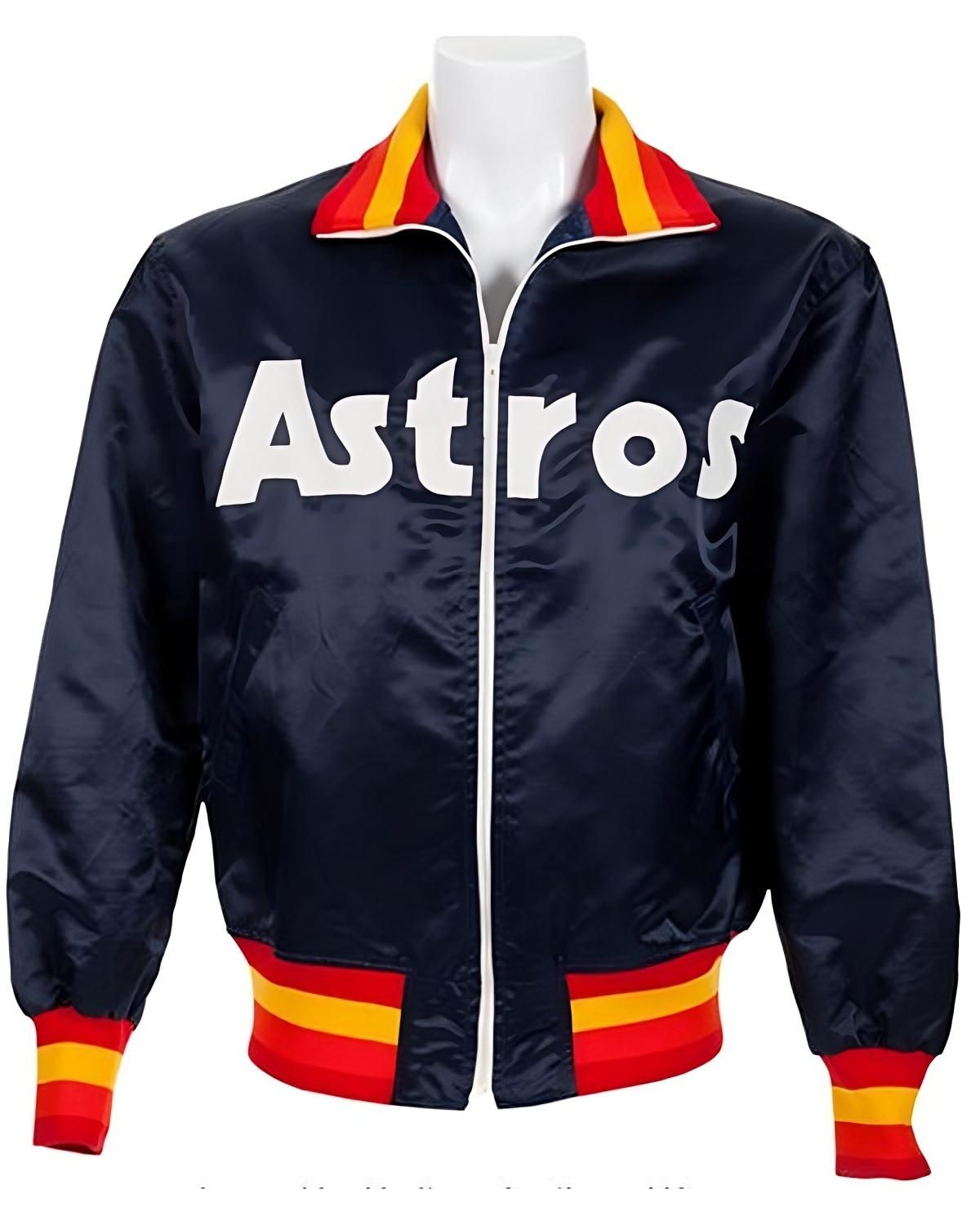 Houston Astros 1980’s Blue Satin Jacket