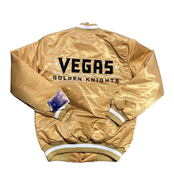 Vegas Golden Knights Gold Varsity Jacket