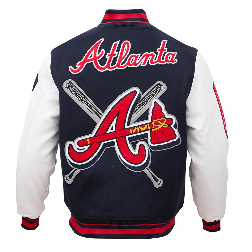 Atlanta Braves Mash Up Logo Varsity Jacket