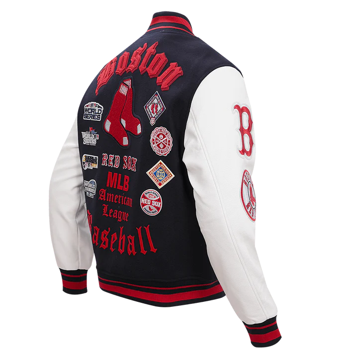 Boston Red Sox Old English Wool Varsity Jacket