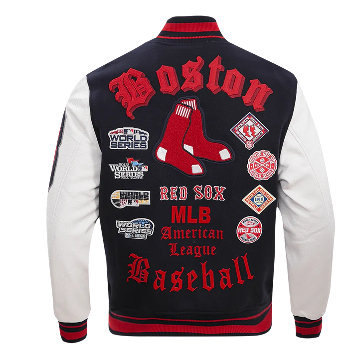 Boston Red Sox Old English Wool Varsity Jacket