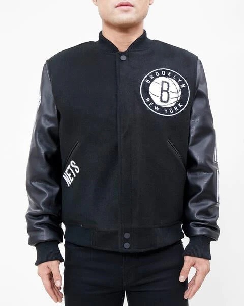 Brooklyn Nets Classic Wool Varsity Jacket