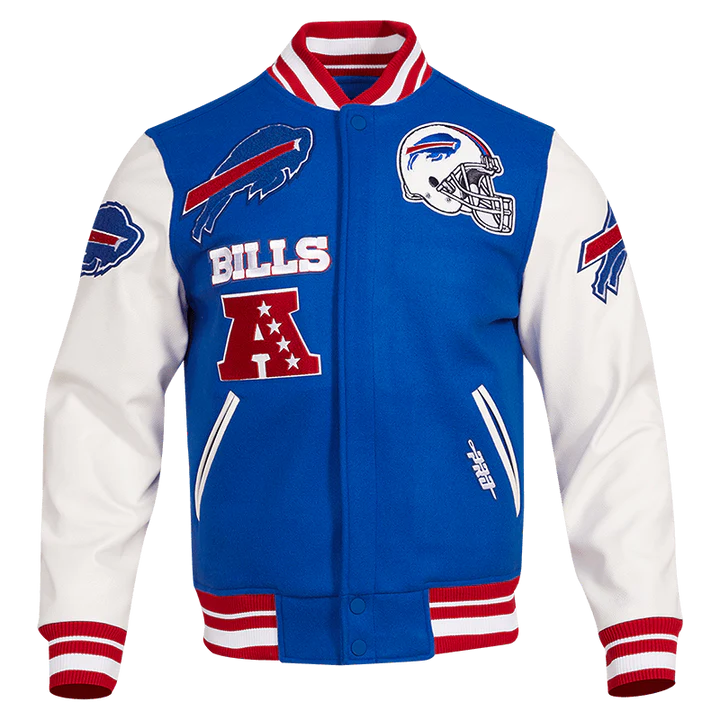 Buffalo Bills Mash Up Wool Varsity Jacket