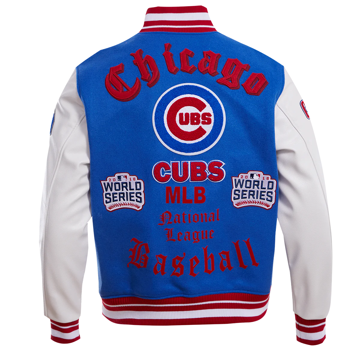 Chicago Cubs Old English Wool Varsity Jacket
