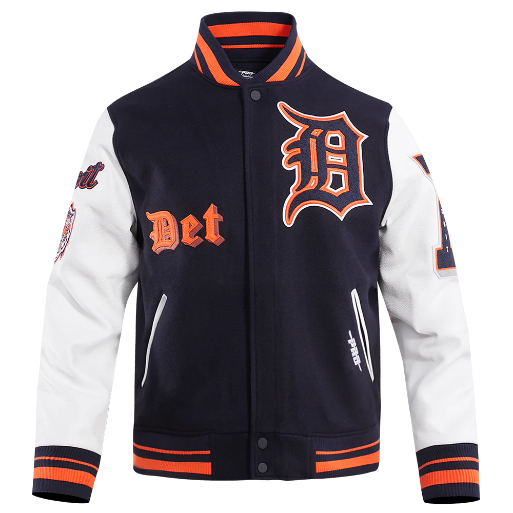 Detroit Tigers Old English Wool Varsity Jacket