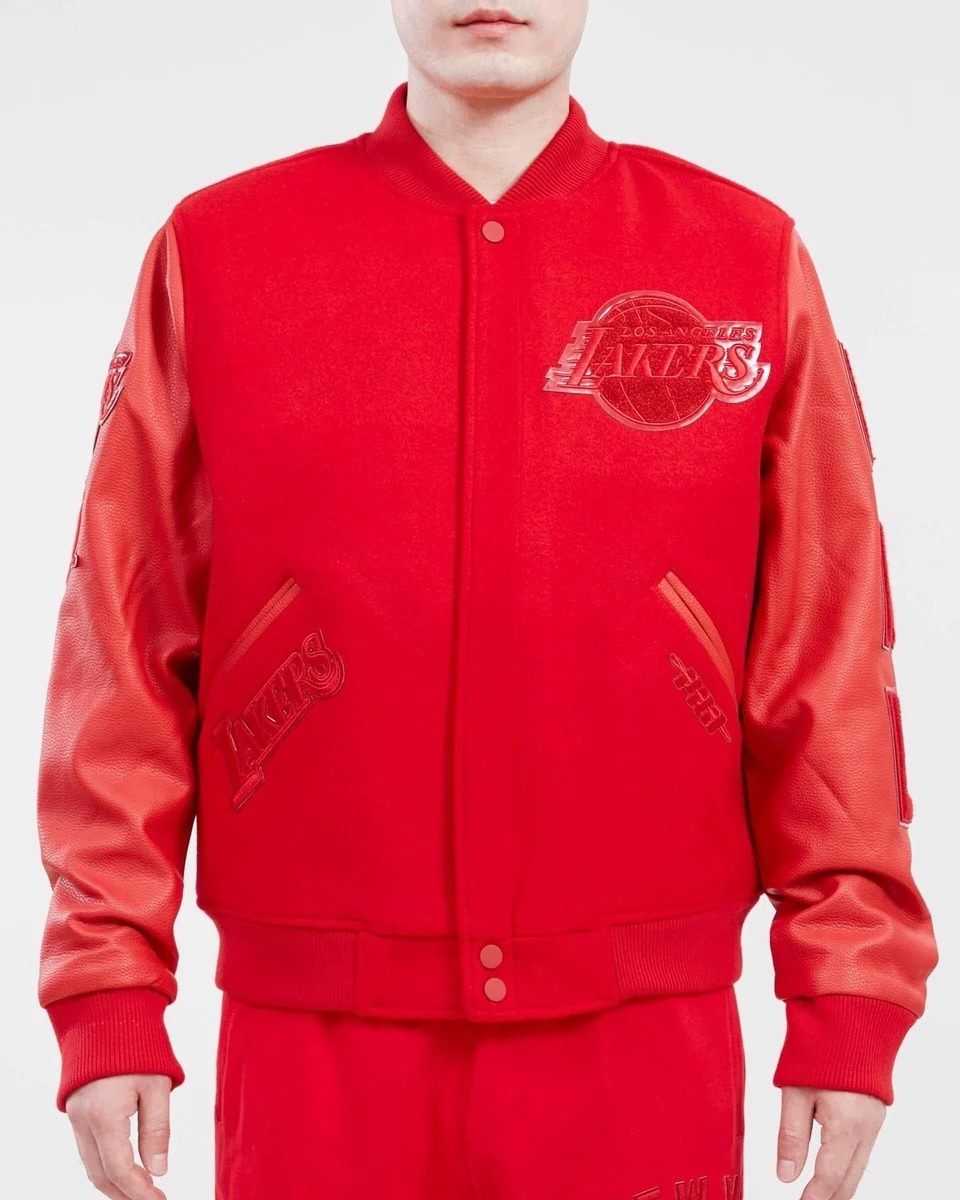 Los Angeles Lakers Classic Triple Wool Varsity Jacket