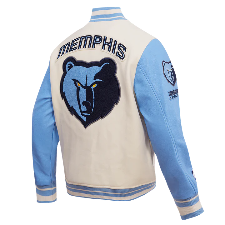 Memphis Grizzlies Retro Classic Rib Wool Varsity Jacket