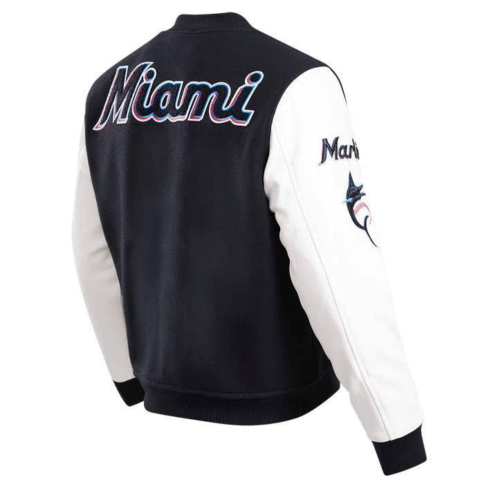 Miami Marlins Classic Wool Varsity Jacket