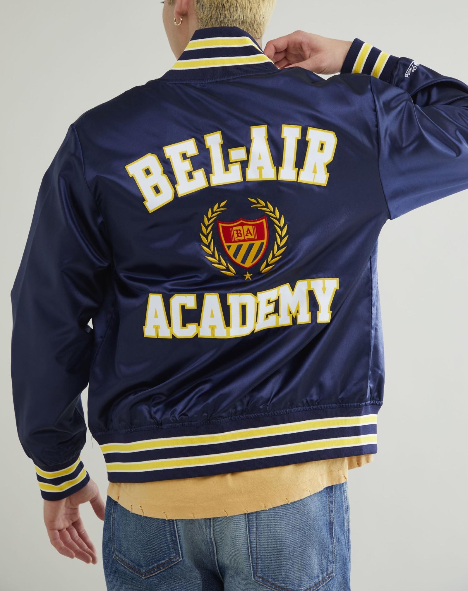 Mitchell & Ness X Bel-air Academy Satin Jacket