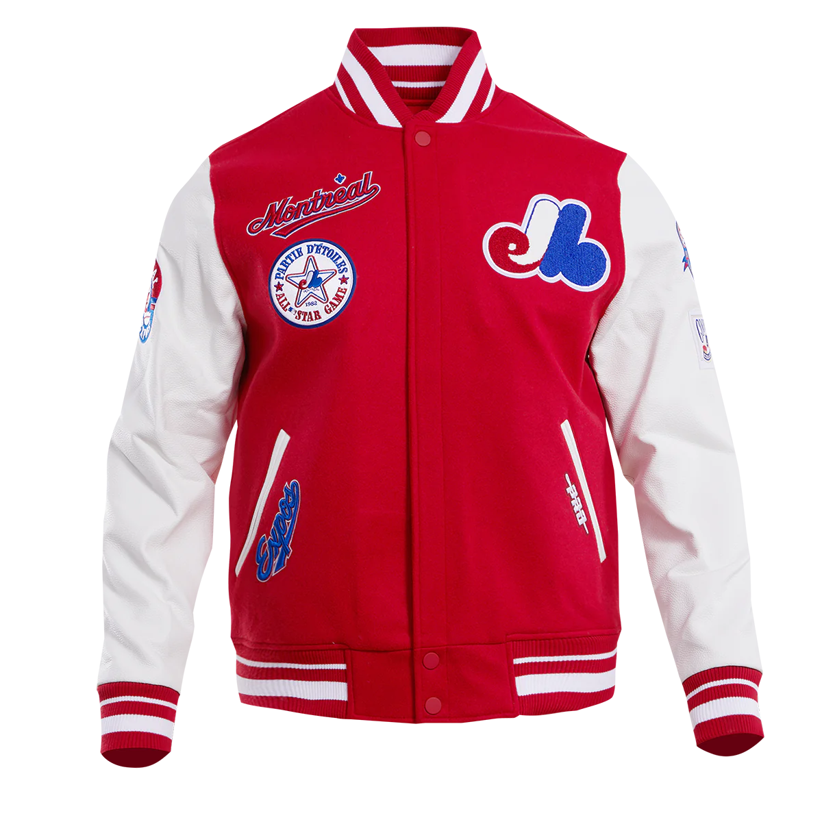 Montreal Expos Retro Classic Rib Wool Varsity Jacket