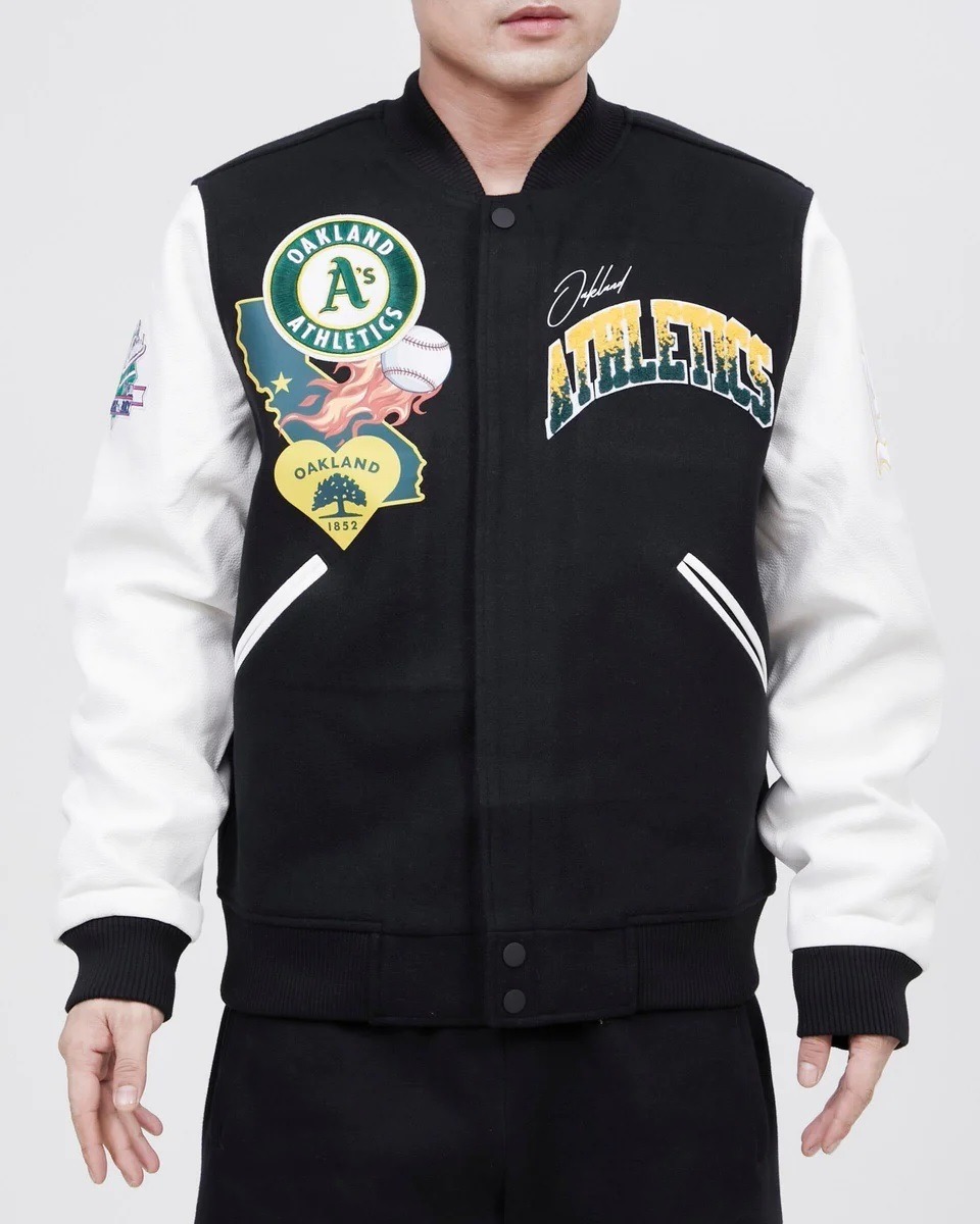 Oakland Athletics Home Town Wool Varsity Jacket