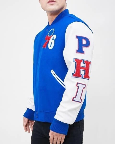 Philadelphia 76ers Classic Wool Varsity Jacket