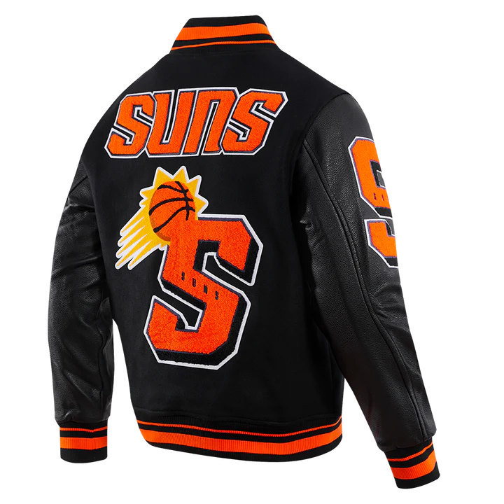 Phoenix Suns Mash Up Logo Wool Varsity Jacket