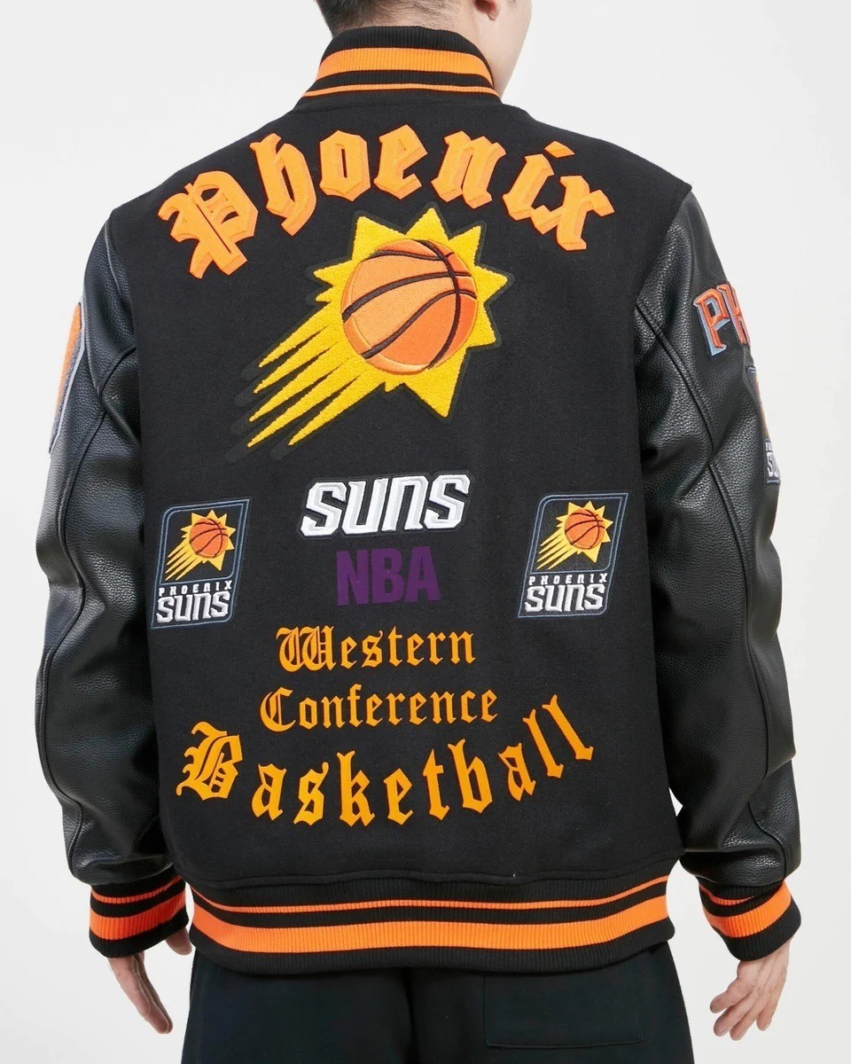 Phoenix Suns Old English Logo Varsity Jacket