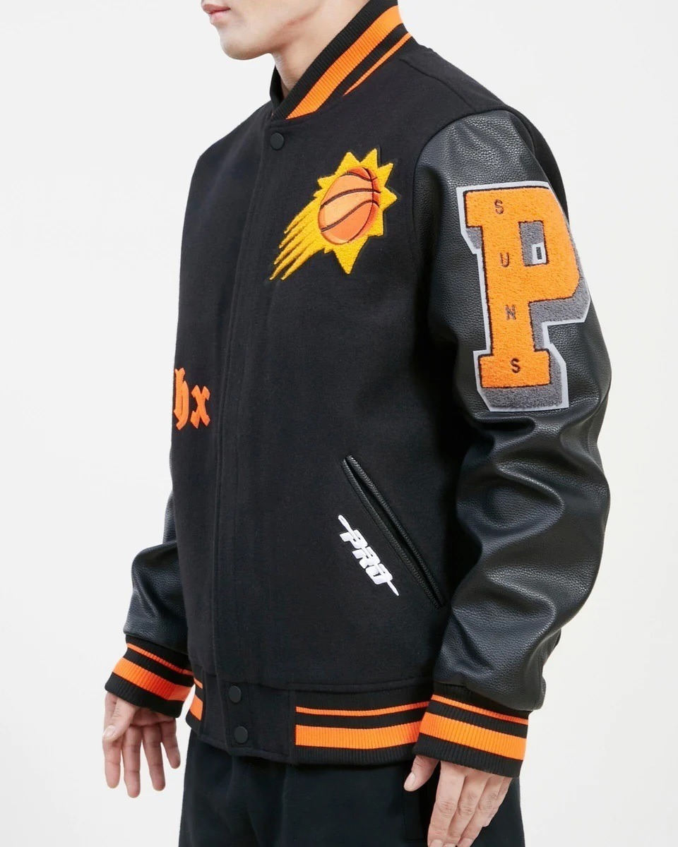 Phoenix Suns Old English Logo Varsity Jacket