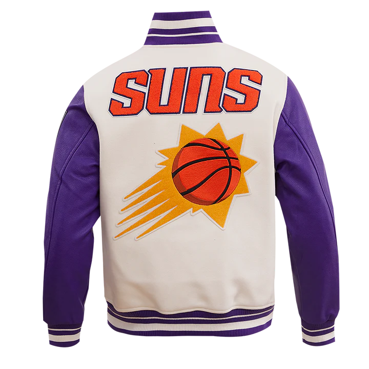 Phoenix Suns Retro Classic Rib Wool Varsity Jacket