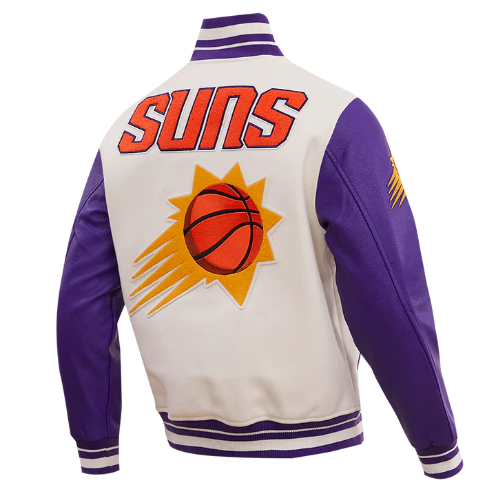 Phoenix Suns Retro Classic Rib Wool Varsity Jacket