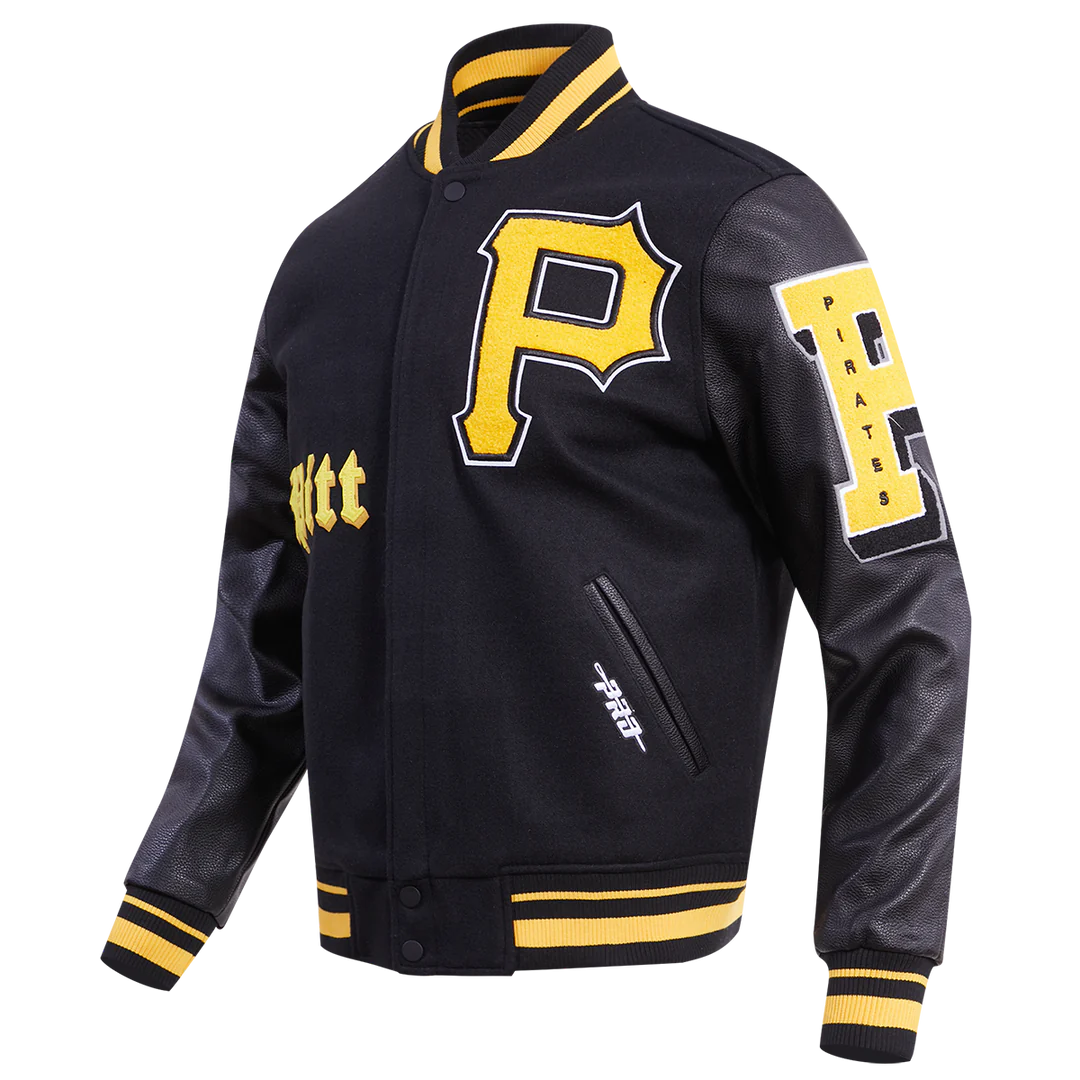 Pittsburgh Pirates Old English Wool Varsity Jacket