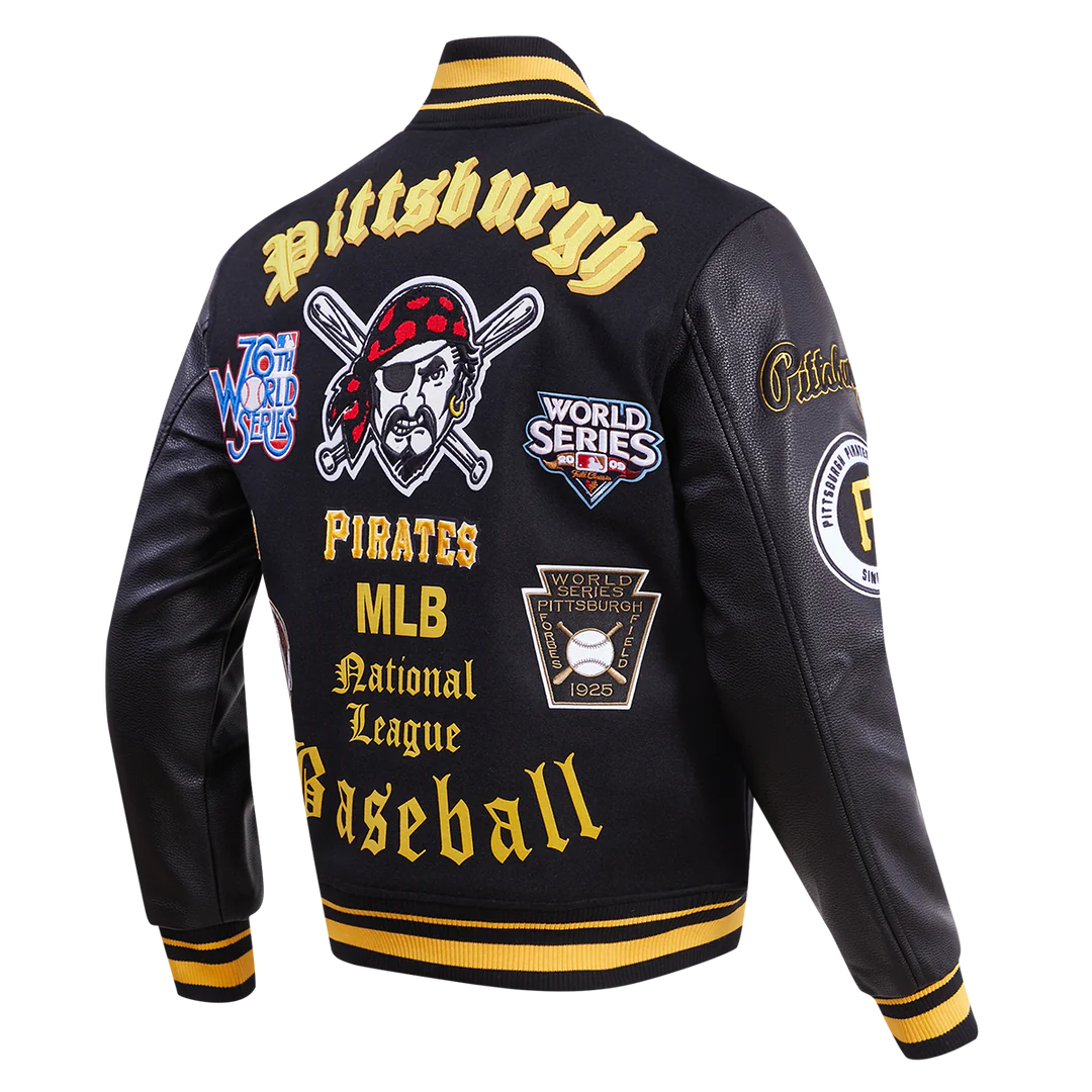 Pittsburgh Pirates Old English Wool Varsity Jacket