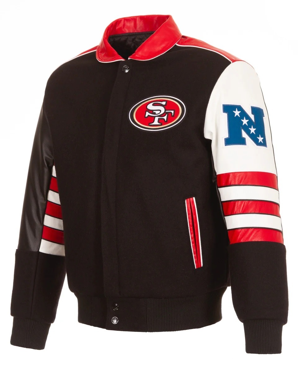 San Francisco 49ers Jh Design NFL Wool Varsity Jacket