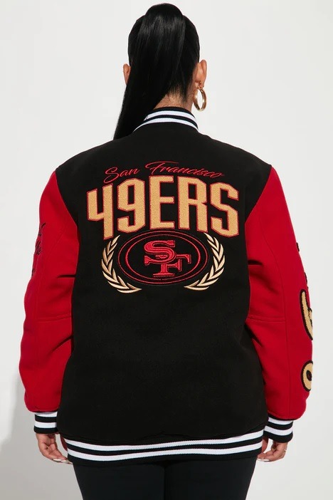 Womens San Francisco 49ers Letterman Jacket
