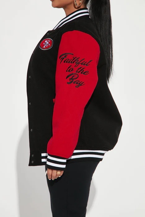 Womens San Francisco 49ers Letterman Jacket