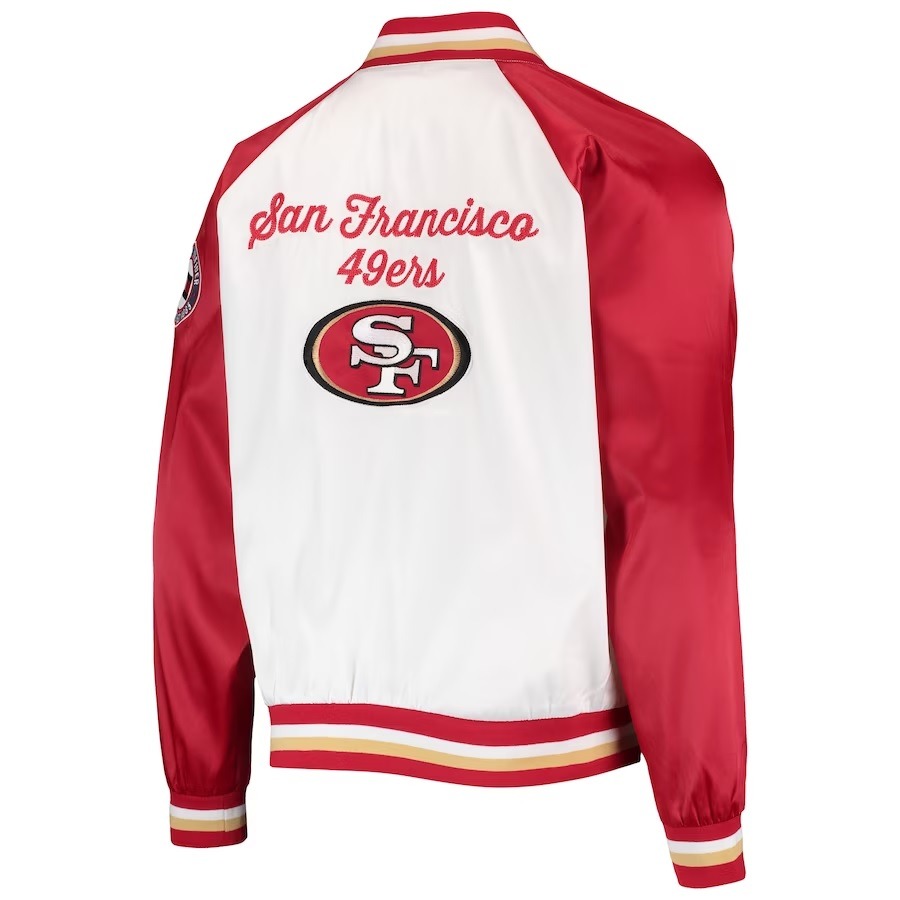 San Francisco 49ers Tommy Hilfiger Raglan Full-snap Jacket