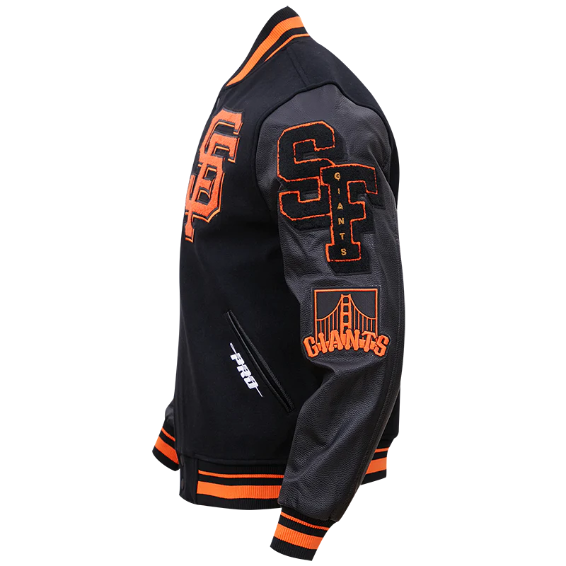 San Francisco Giants Mash Up Logo Varsity Jacket