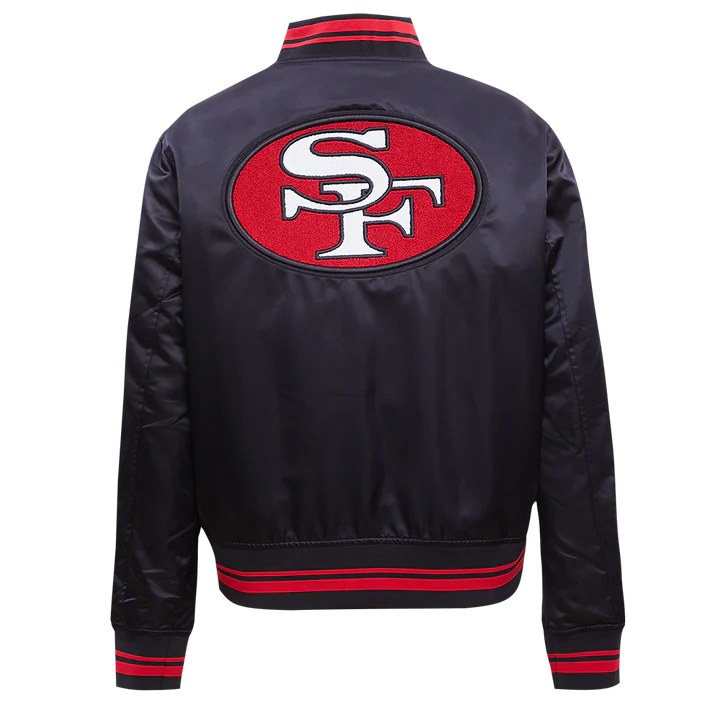 San Francisco 49ers Retro Classic Rib Satin Jacket