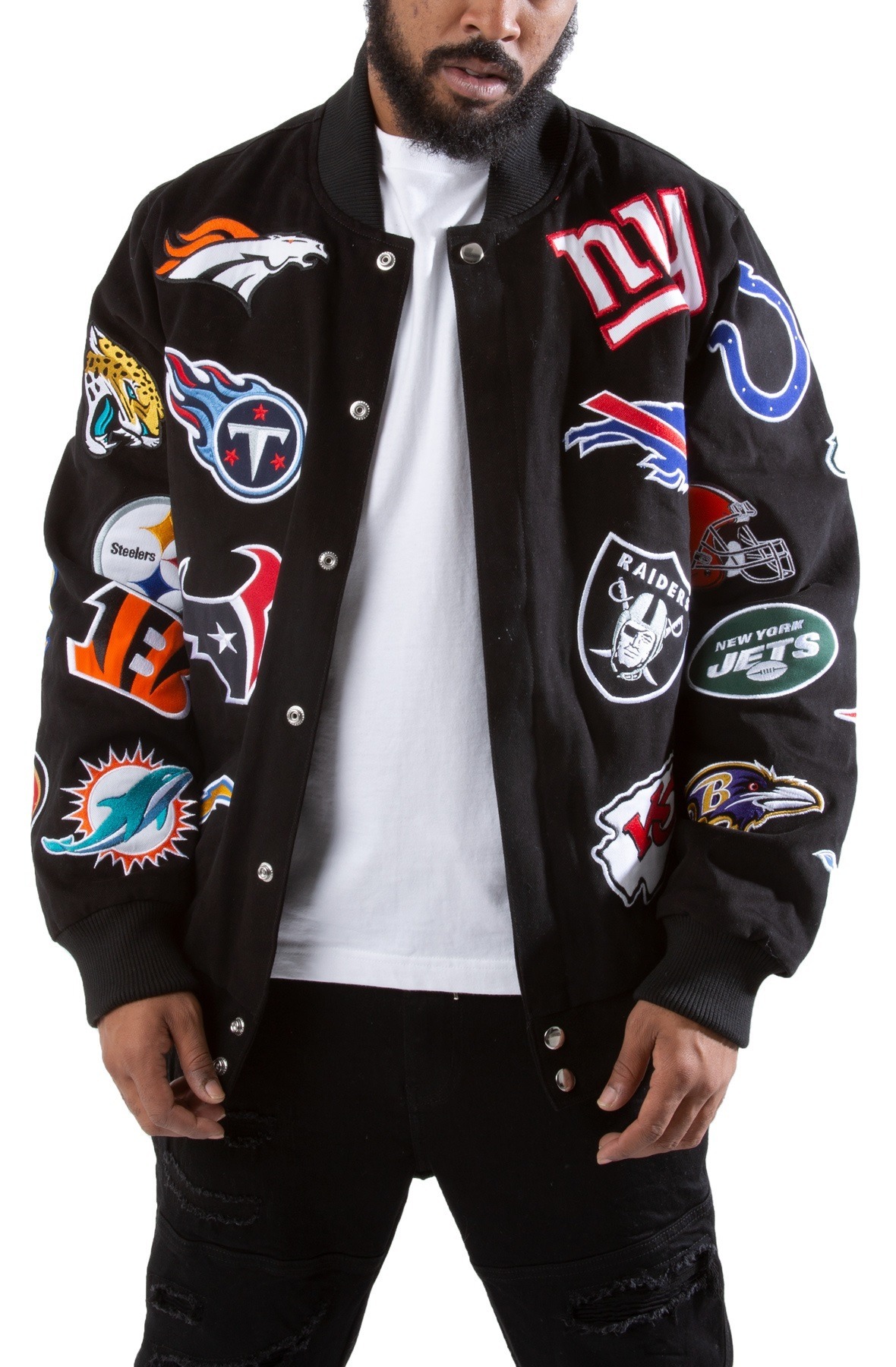 Nfl Jacket With All Team Logos