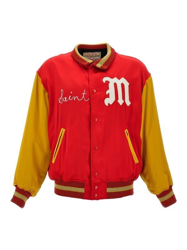Sunghoon Red Varsity Jacket
