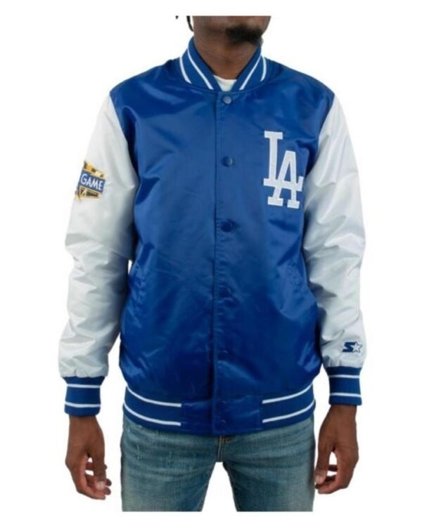 All-star Los Angeles Dodgers Satin Varsity Jacket