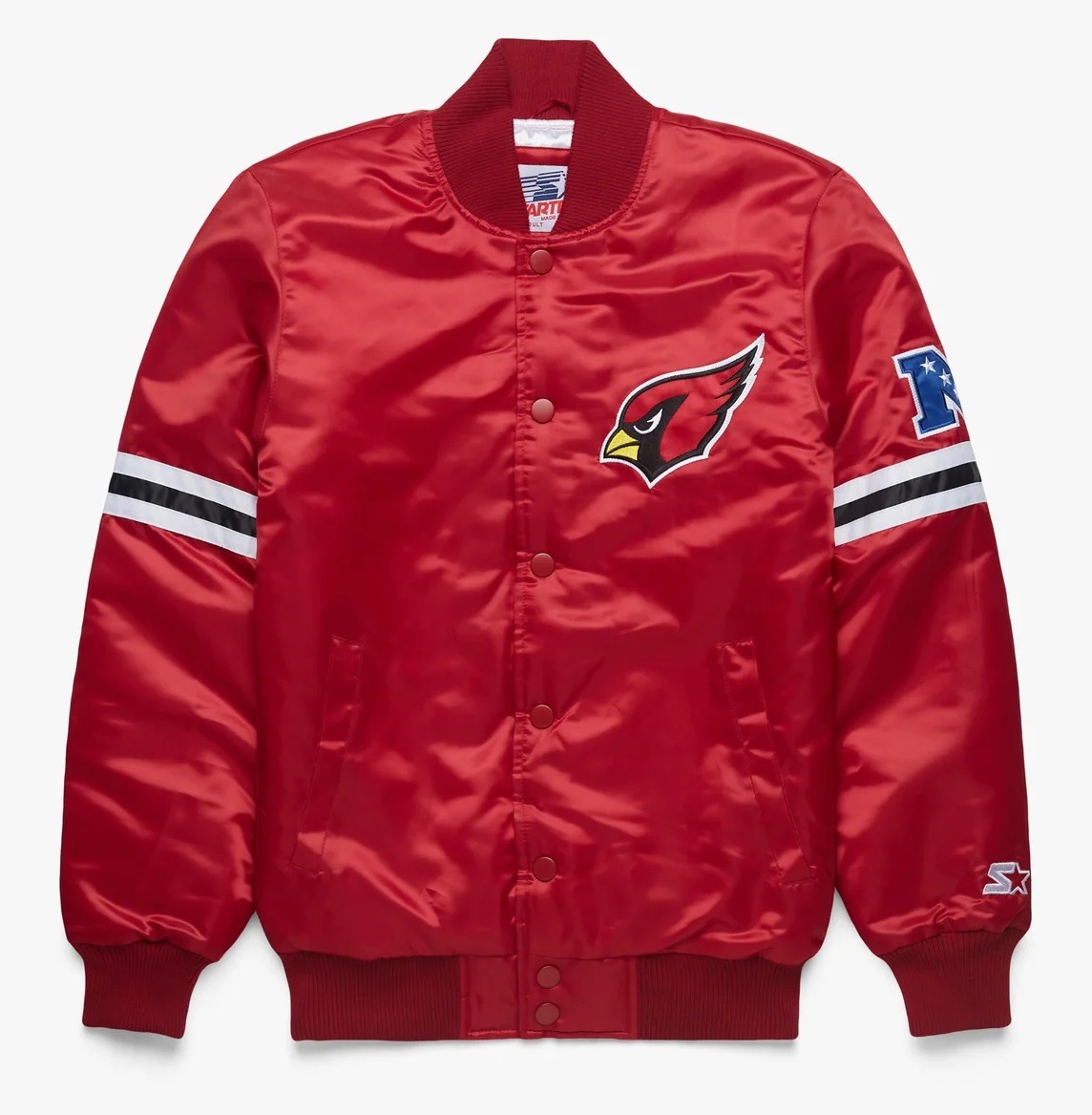 Arizona Cardinals Satin Varsity Jacket