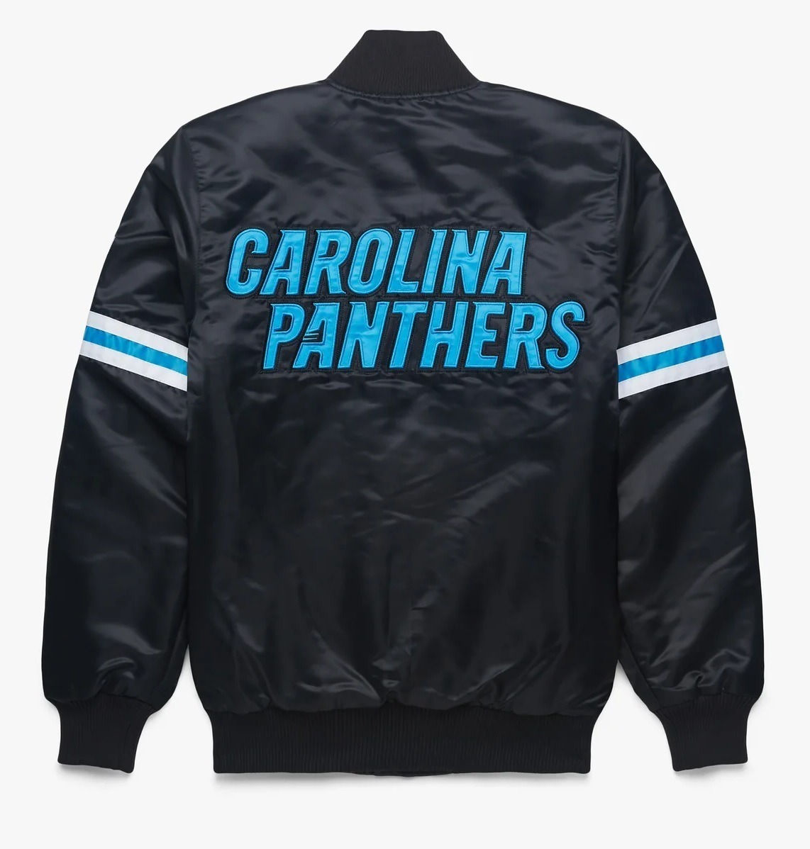 Carolina Panthers Satin Varsity Jacket
