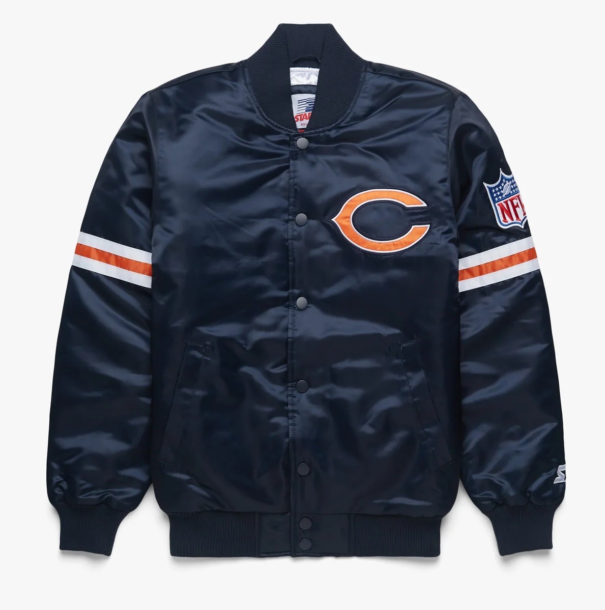 Chicago Bears Satin Varsity Jacket