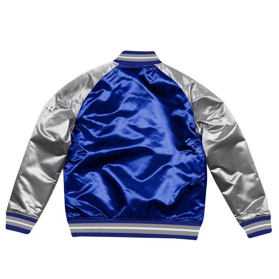 Dallas Dodger La Blue and Grey Varsity Jacket