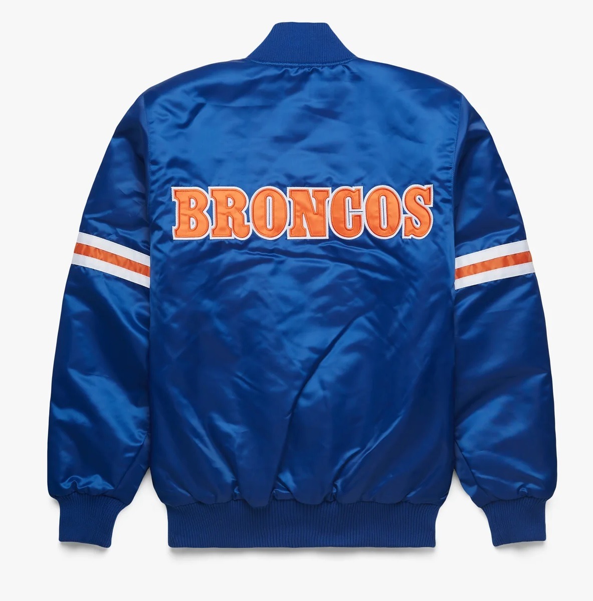 Denver Broncos Satin Varsity Jacket