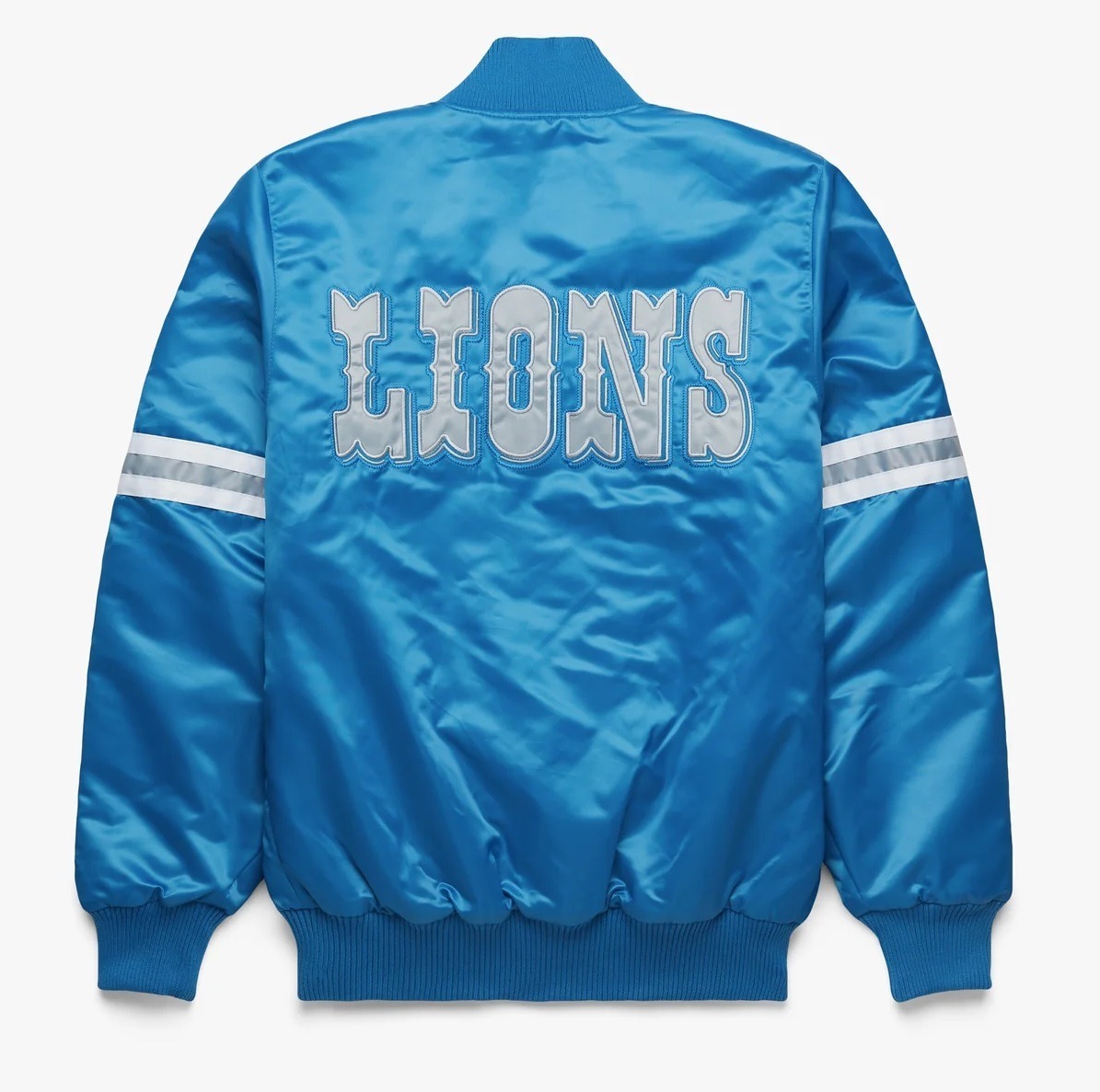Detroit Lions Satin Varsity Jacket