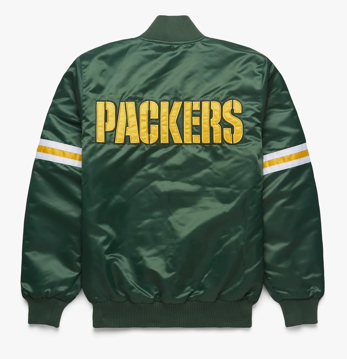 Green Bay Packers Satin Varsity Jacket